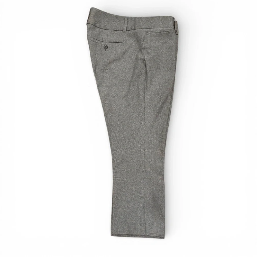 EXPRESS Mid-rise slim dress cropped pants gray size 10